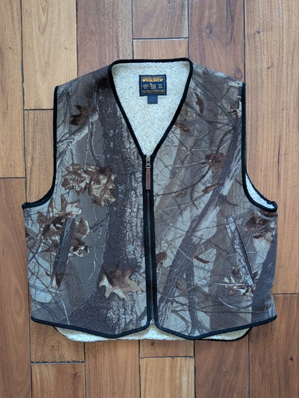 Woolrich Vintage Camo Wool Vest (L)
